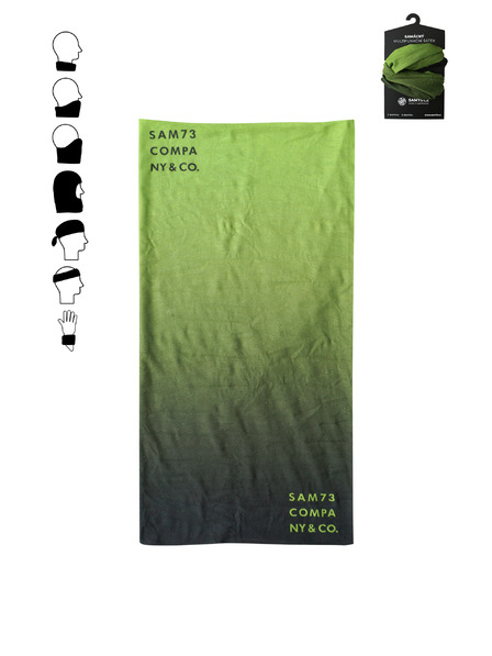 Sam 73 Zeleni večnamenski šal SAM 73