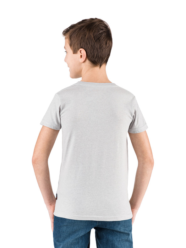 Sam 73 Svetlo siva fantovska majica s potiskom SAM 73