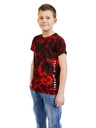 Sam 73 Rdeča fantovska majica z vzorcem SAM 73 Sylvester