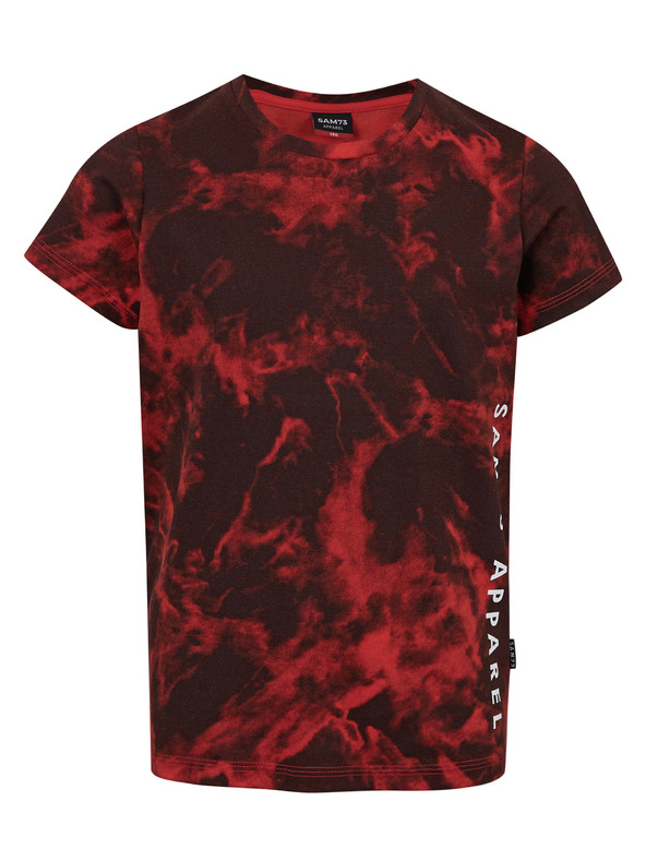 Sam 73 Rdeča fantovska majica z vzorcem SAM 73 Sylvester