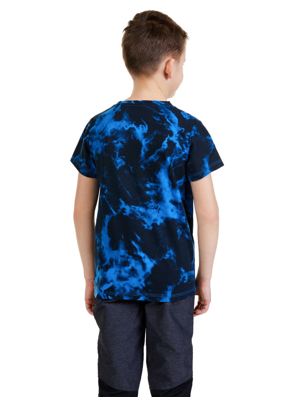 Sam 73 Temno modra fantovska majica z vzorcem SAM 73 Sylvester