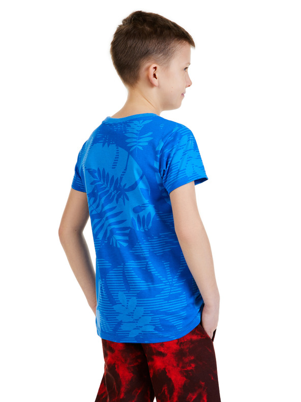 Sam 73 Modra fantovska majica z vzorcem SAM 73 Theodore