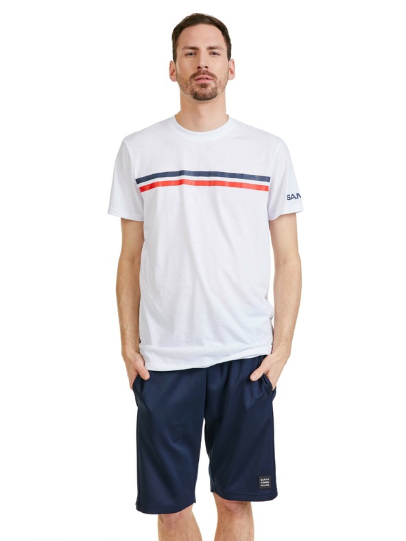 Sam 73 Bela moška majica SAM 73 Larry