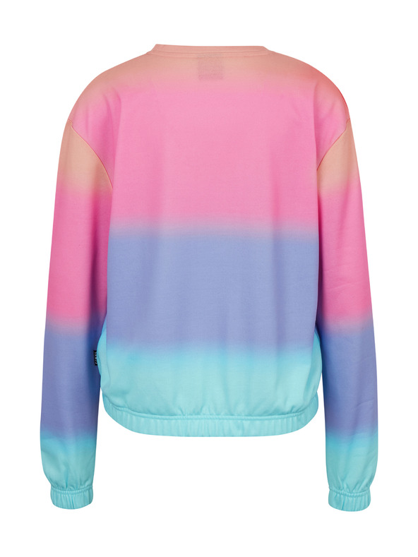 Sam 73 Modra in roza ženska majica z vzorcem SAM 73 Clara