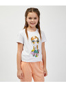 Sam 73 Bela dekliška majica s potiskom SAM73 Mora