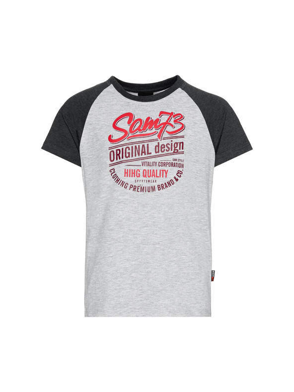 Sam 73 Siva fantovska majica s potiskom SAM 73