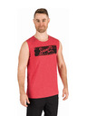 Sam 73 Rdeča moška majica s potiskom SAM 73
