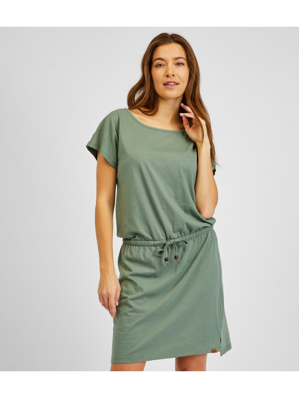 Sam 73 Zelena ženska obleka s kravato SAM73 Norma