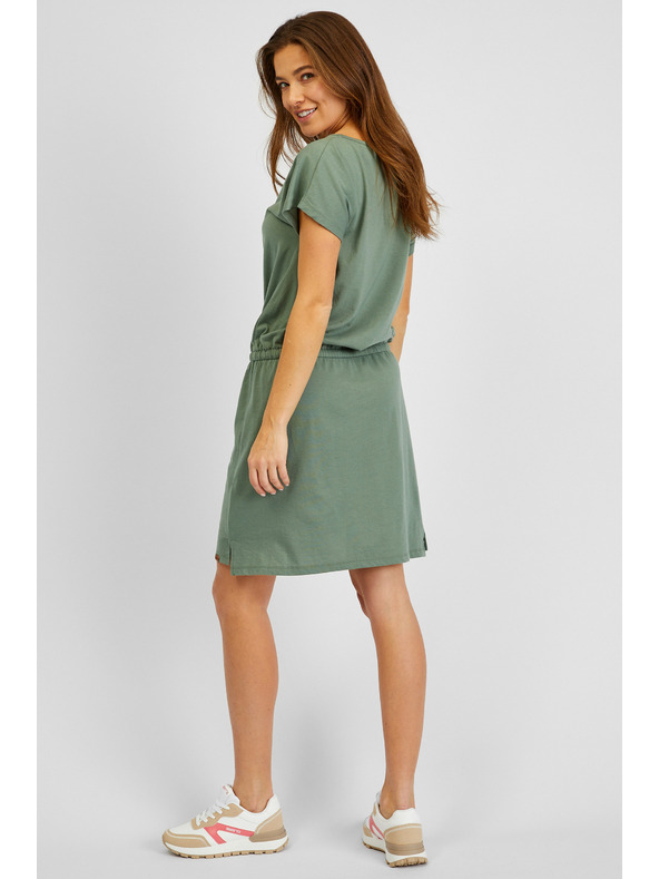 Sam 73 Zelena ženska obleka s kravato SAM73 Norma