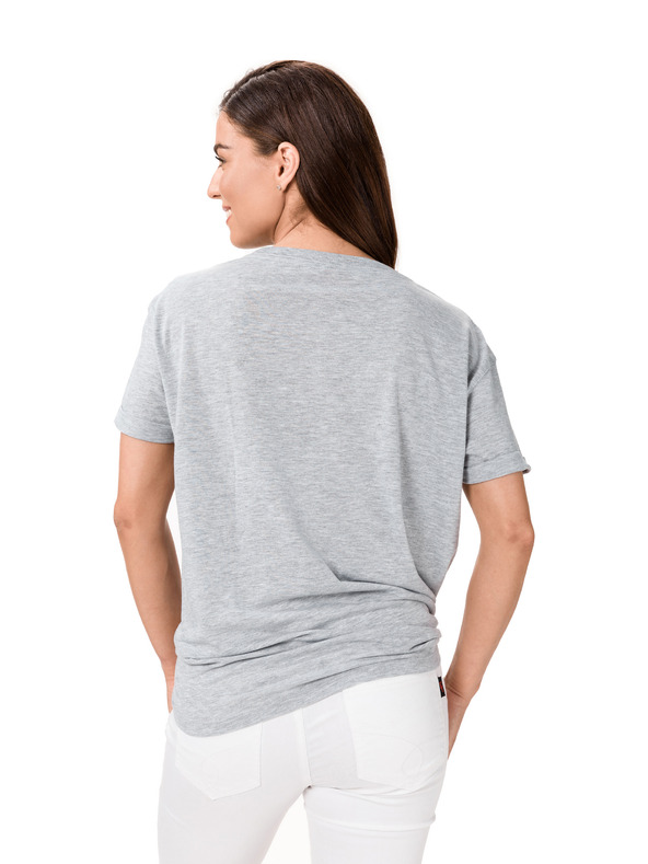 Sam 73 Siva ženska majica s potiskom SAM 73 Annabel