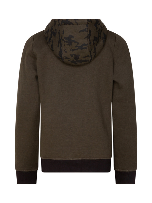 Sam 73 Kaki fantovska vzorčasta jopa s kapuco SAM 73 William