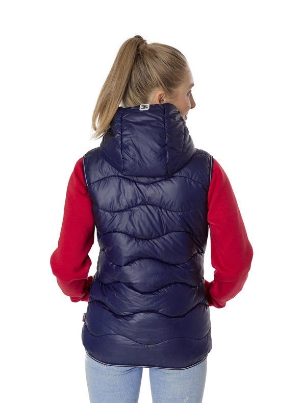 Sam 73 Temno modra ženska prešita jopica SAM 73