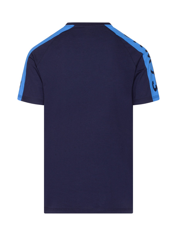 Sam 73 Temno modra moška majica s potiskom SAM 73