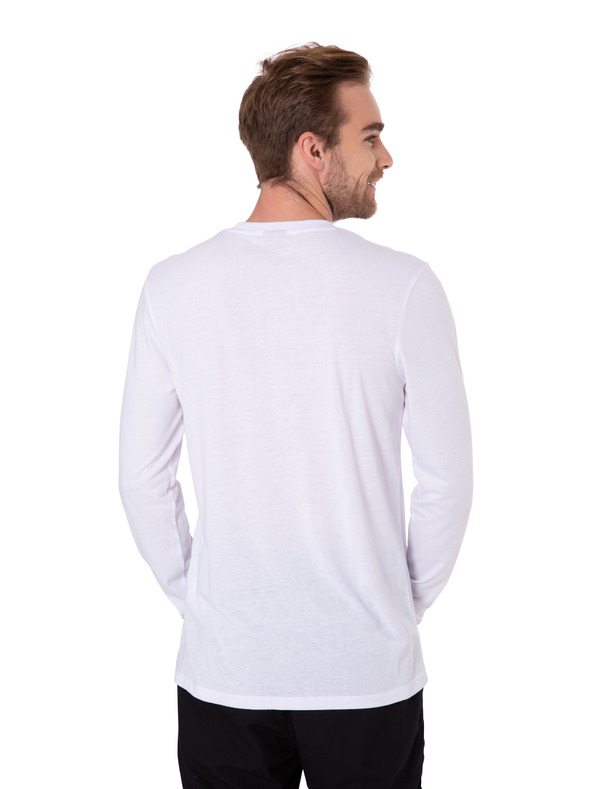 Sam 73 Bela moška majica s potiskom SAM 73