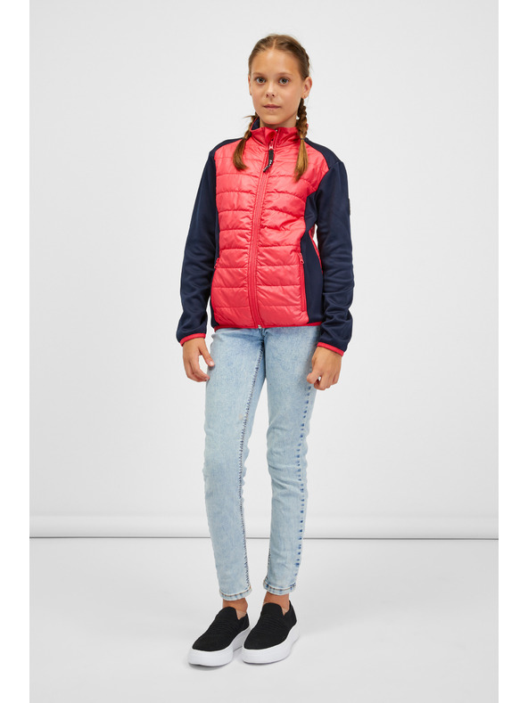 Sam 73 Modro-rožnata dekliška prešita jakna SAM 73 Nurnia