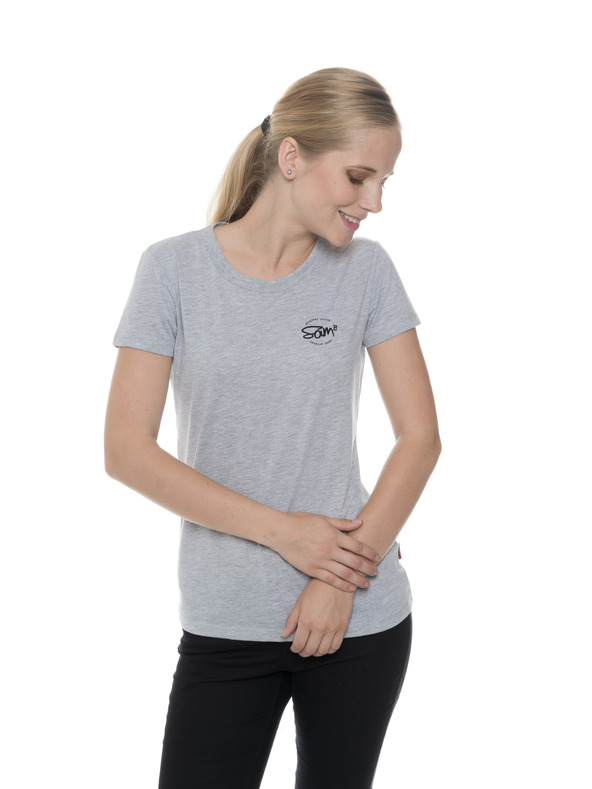 Sam 73 Siva ženska majica s potiskom SAM 73