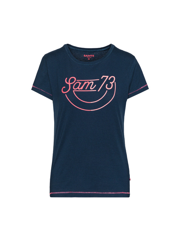 Sam 73 Temno modra ženska majica SAM 73 Cerina