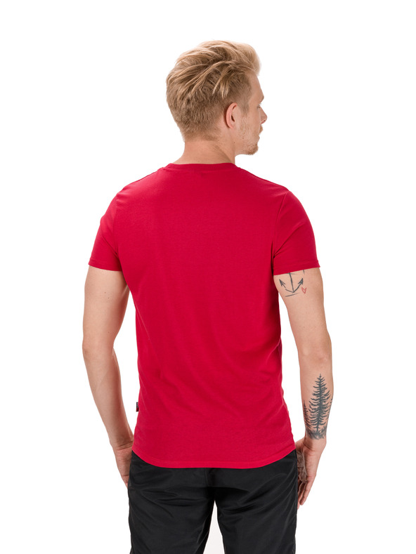 Sam 73 Rdeča moška majica s potiskom SAM 73 Liam