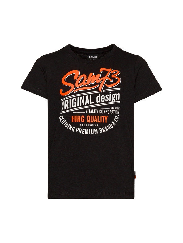 Sam 73 Črna fantovska majica SAM 73 Archie