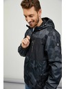 Sam 73 Črno-siva moška vojaška jakna SAM73 Lachlan
