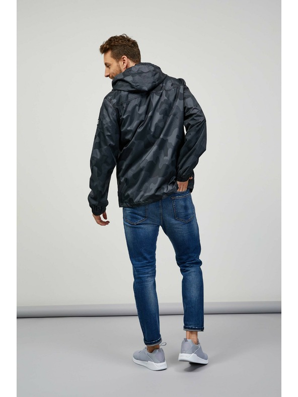 Sam 73 Črno-siva moška vojaška jakna SAM73 Lachlan