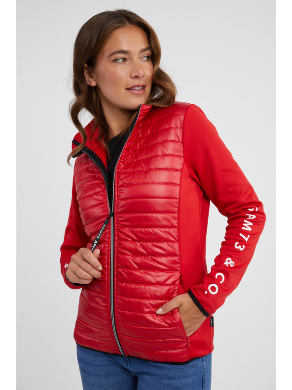 Sam 73 Rdeča ženska lahka prešita jakna SAM 73 Melman