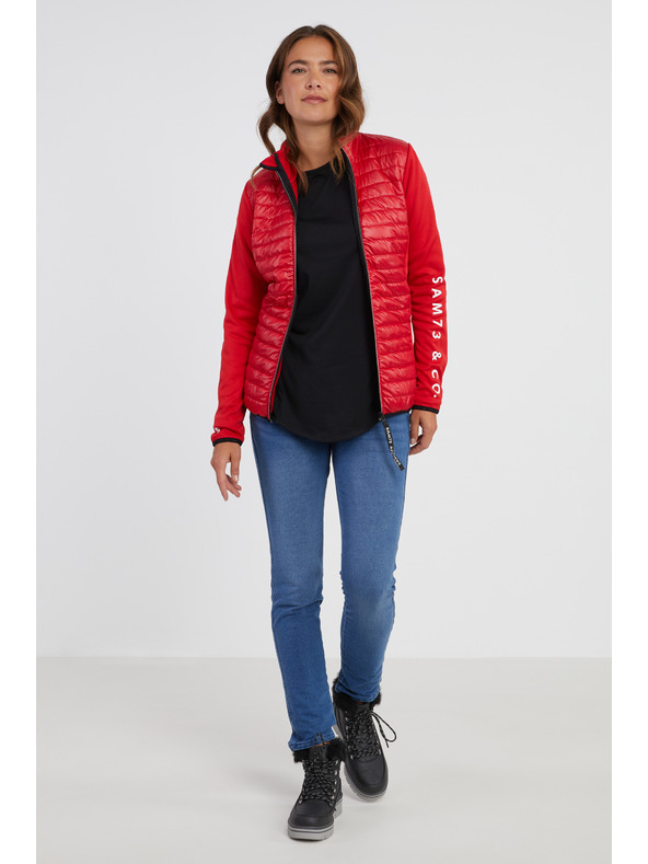 Sam 73 Rdeča ženska lahka prešita jakna SAM 73 Melman