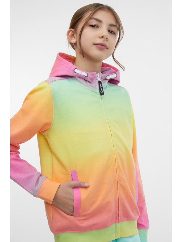 Sam 73 Rumeno-rožnata dekliška majica SAM 73 Coco