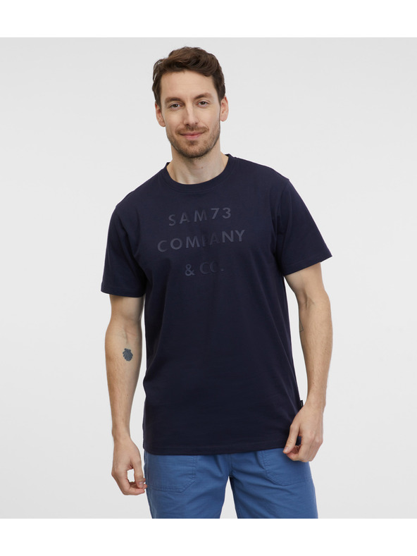 Sam 73 Temno modra moška majica SAM 73 Milhouse