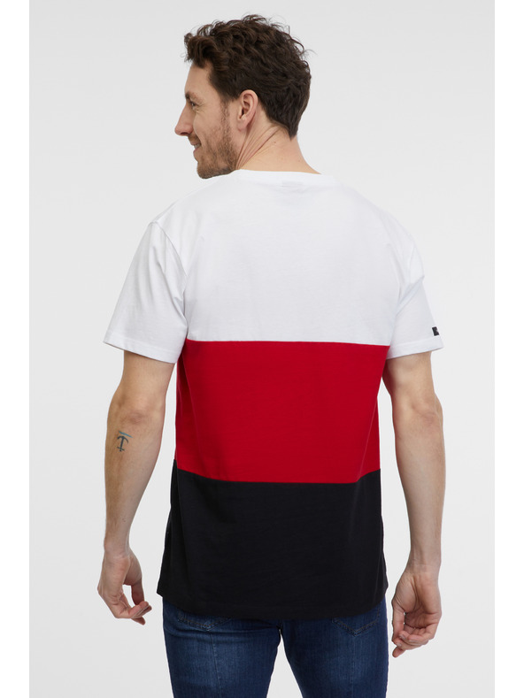 Sam 73 Belo-rdeča moška majica SAM 73 Norman