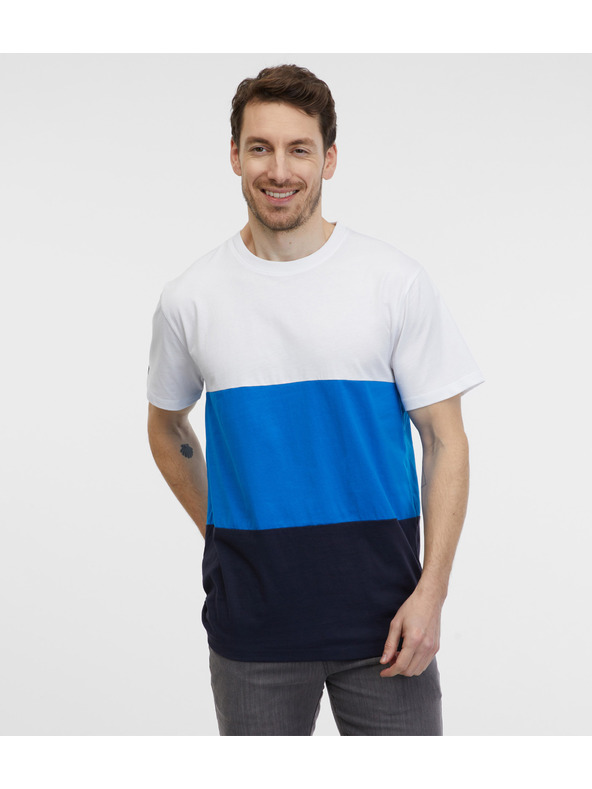 Sam 73 Belo-modra moška majica SAM 73 Norman