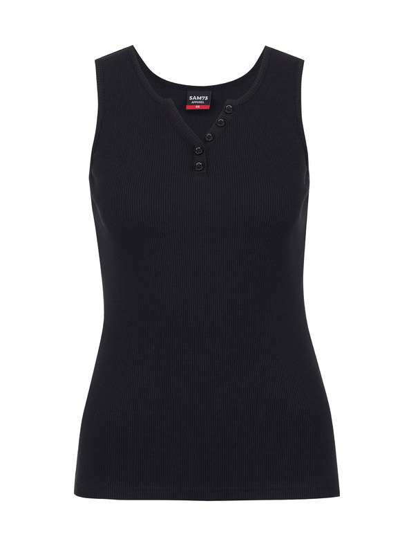 Sam 73 Črna ženska majica SAM 73 Manuela