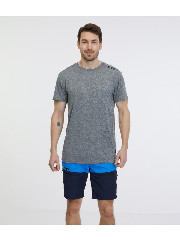 Sam 73 Siva moška črtasta majica SAM 73 Fortunato