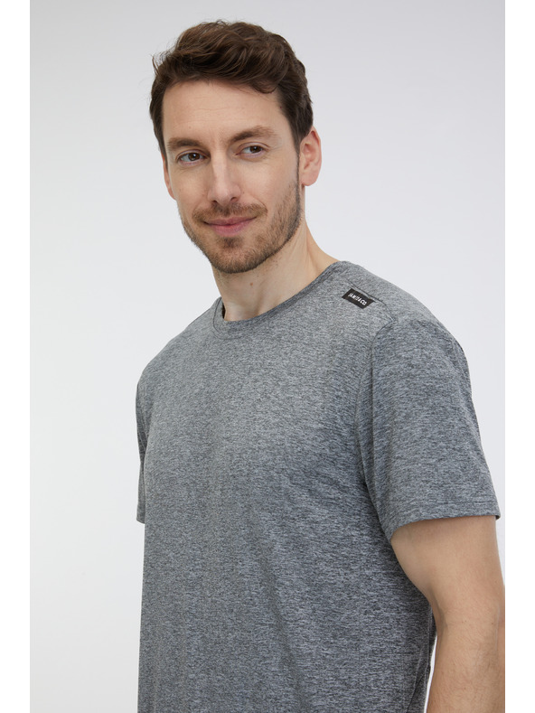 Sam 73 Siva moška črtasta majica SAM 73 Fortunato