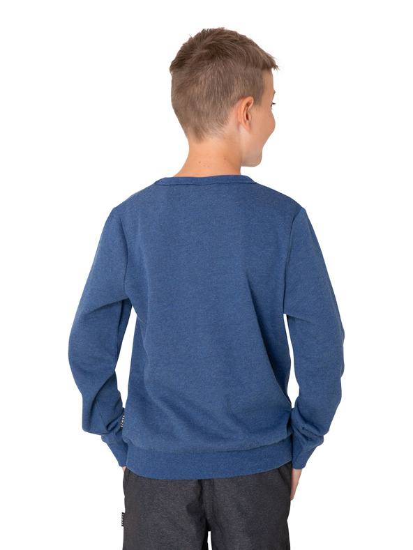 Sam 73 Temno modra fantovska kapuca s potiskom SAM 73 Brandon