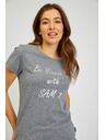 Sam 73 Siva ženska majica SAM 73 Renee