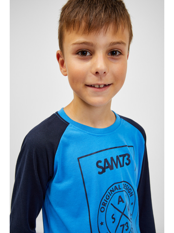 Sam 73 Črno-bela fantovska majica SAM 73 Jack