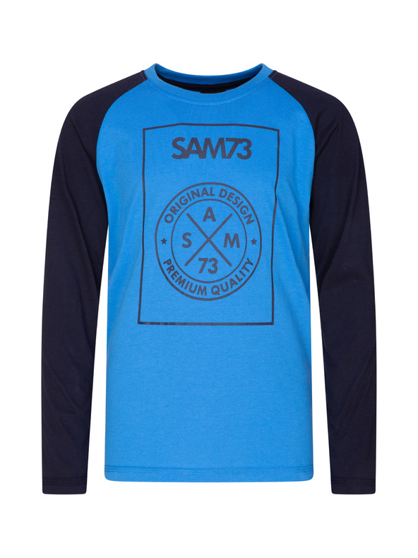 Sam 73 Črno-bela fantovska majica SAM 73 Jack