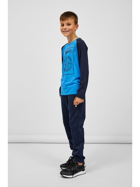 Sam 73 Črno-bela fantovska majica SAM 73 Jack