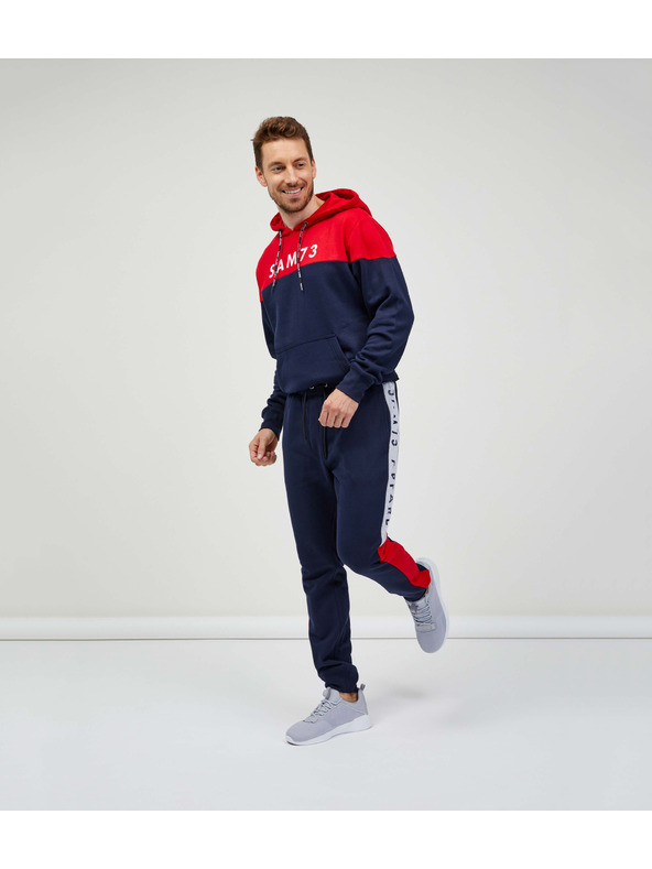 Sam 73 Temno modre moške športne hlače SAM 73 Aldon