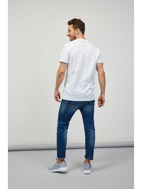 Sam 73 Bela moška majica SAM 73 Quarip