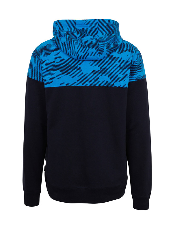 Sam 73 Modra moška majica s kapuco SAM73 Aquamarine