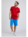 Sam 73 Rdeča moška majica z vzorcem SAM73 Sculptor