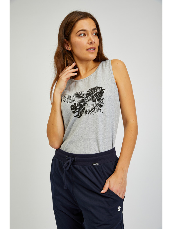 Sam 73 Temno modre ženske tričetrtinske trenirke SAM73 Phoenix