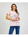 Sam 73 Roza ženska majica s potiskom SAM73 Musca
