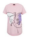 Sam 73 Roza ženska majica s potiskom SAM73 Musca