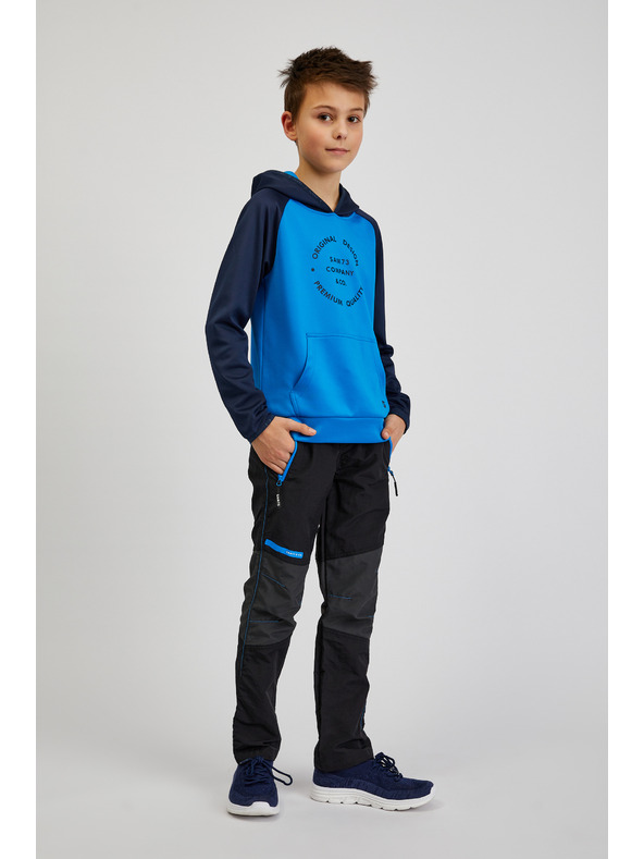 Sam 73 Modra fantovska majica s kapuco SAM73 Draco