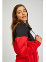 Sam 73 Črno-rdeča ženska jopa z zadrgo SAM73 Octans