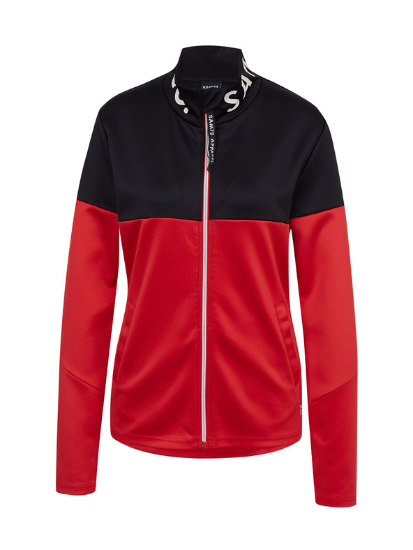 Sam 73 Črno-rdeča ženska jopa z zadrgo SAM73 Octans