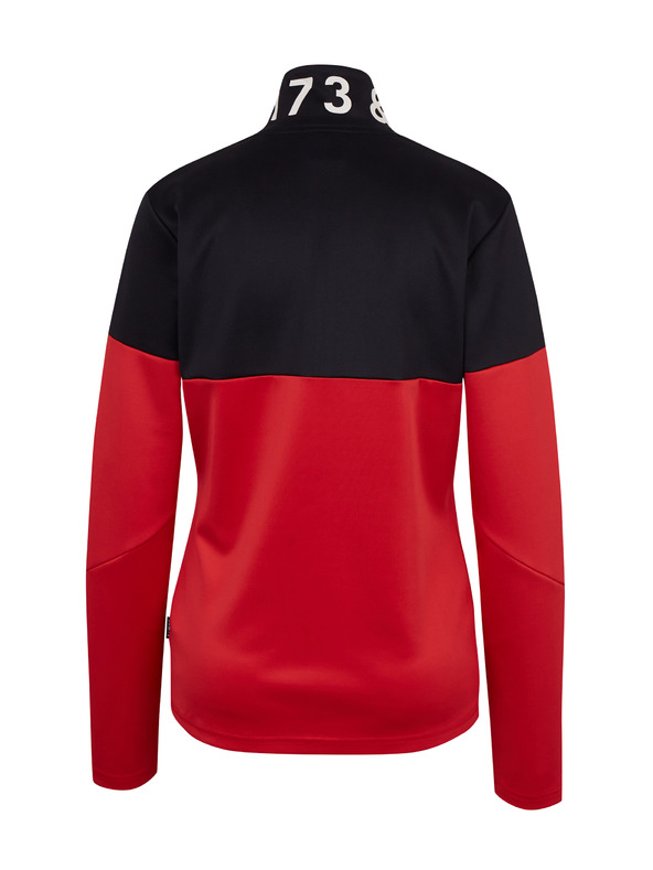 Sam 73 Črno-rdeča ženska jopa z zadrgo SAM73 Octans